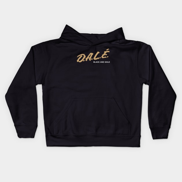 LAFC - Dale! Black & Golllllddddddddd! Kids Hoodie by TheAestheticHQ